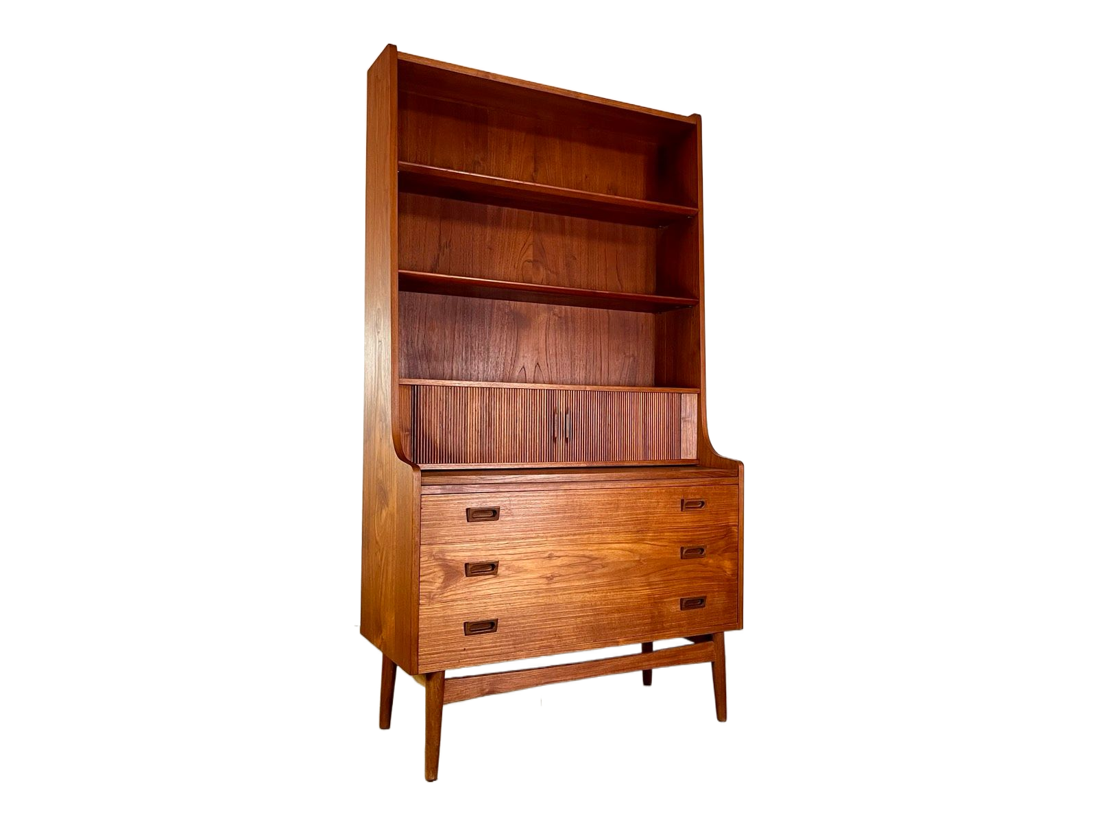 Bücherregal Johannes Sorth Sekretär Teak Mid Century Schrank