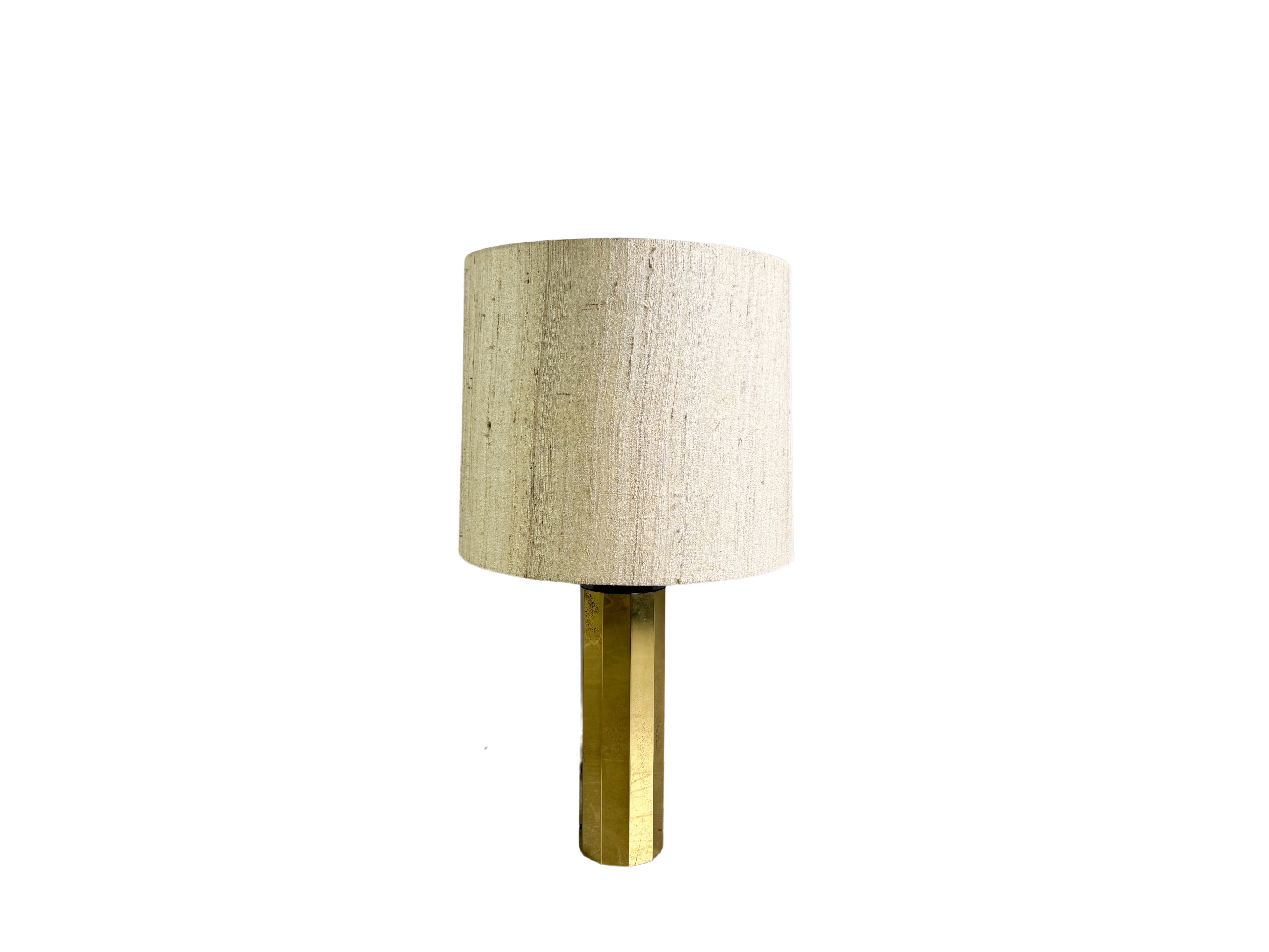 Midcentury Tischleuchte Stehlampe Messing Vintage Lampe 1960