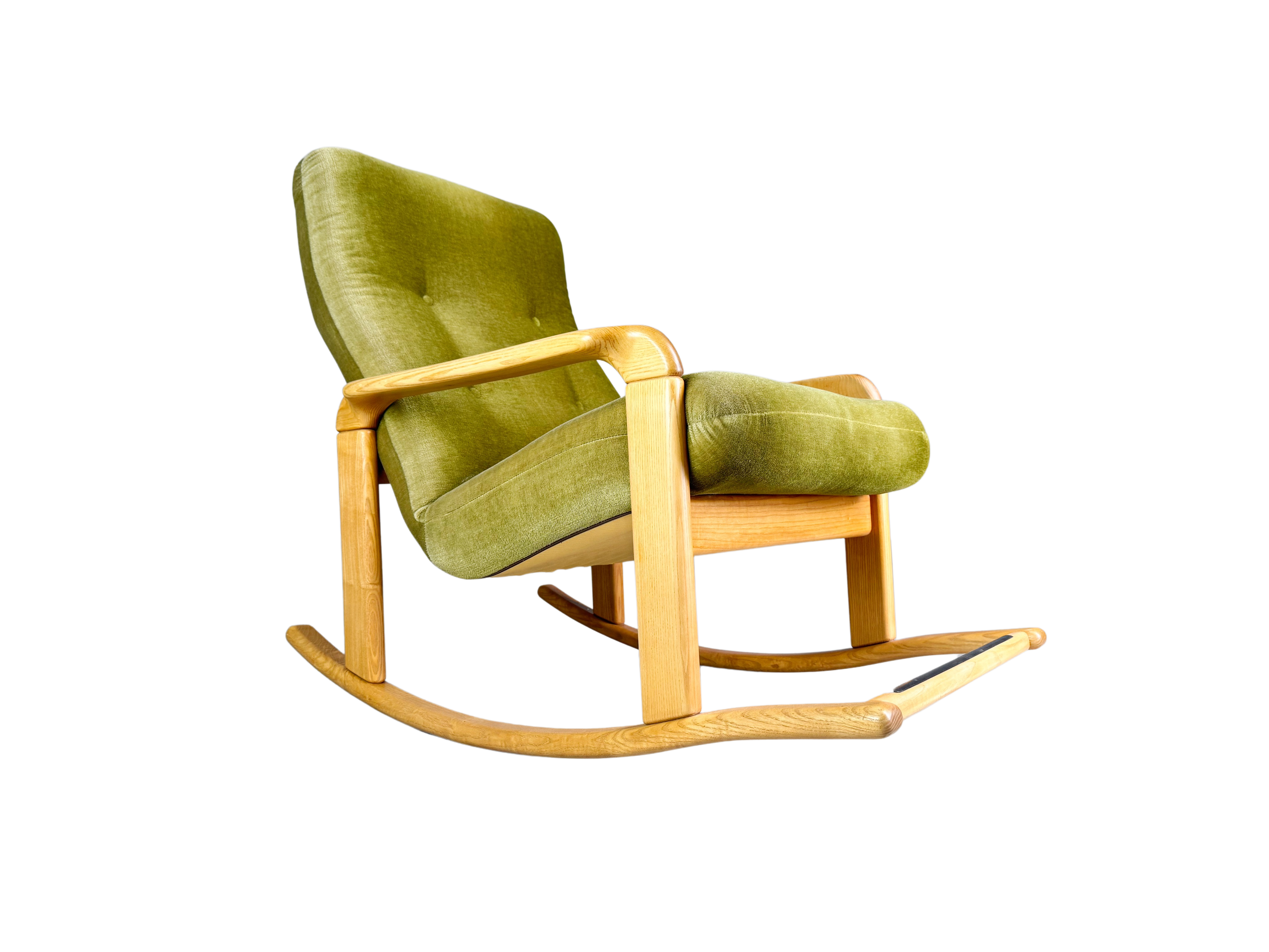 Original Walter Knoll Midcentury Schaukelstuhl Vintage 1960er