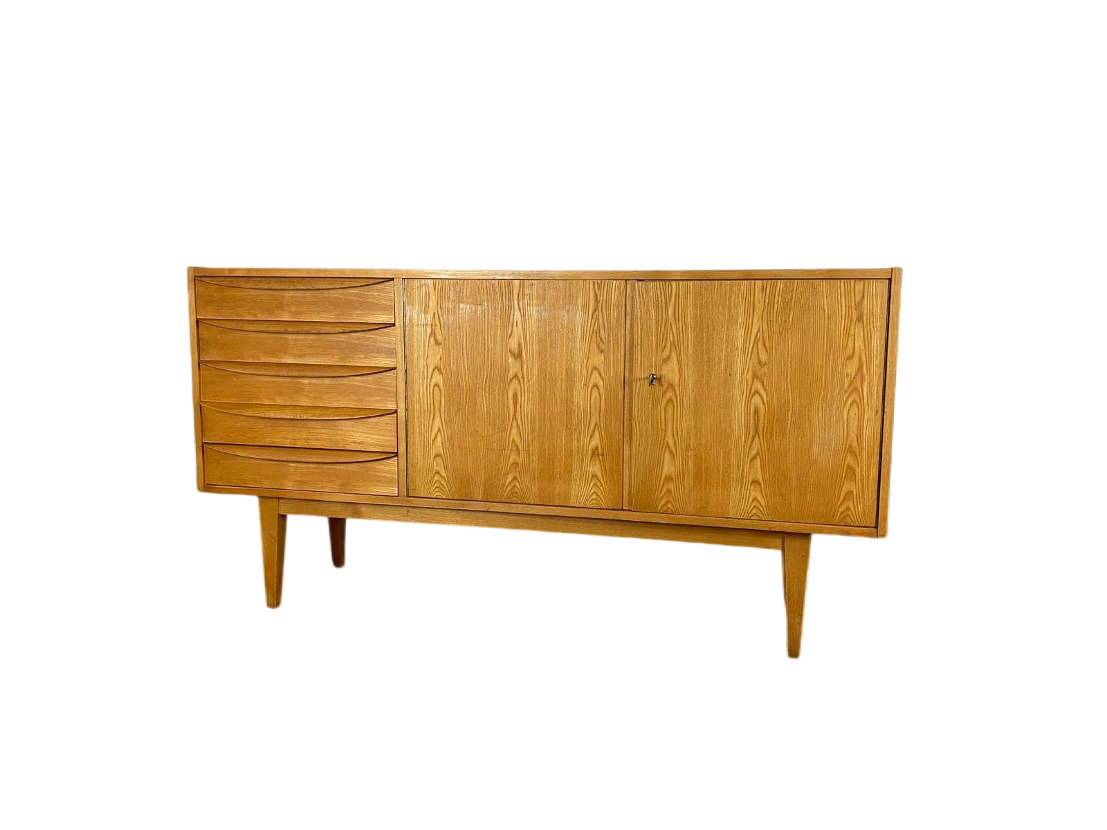 Hellerau Sideboard 602 Mid Century Vintage Franz Ehrlich 60er Jahre