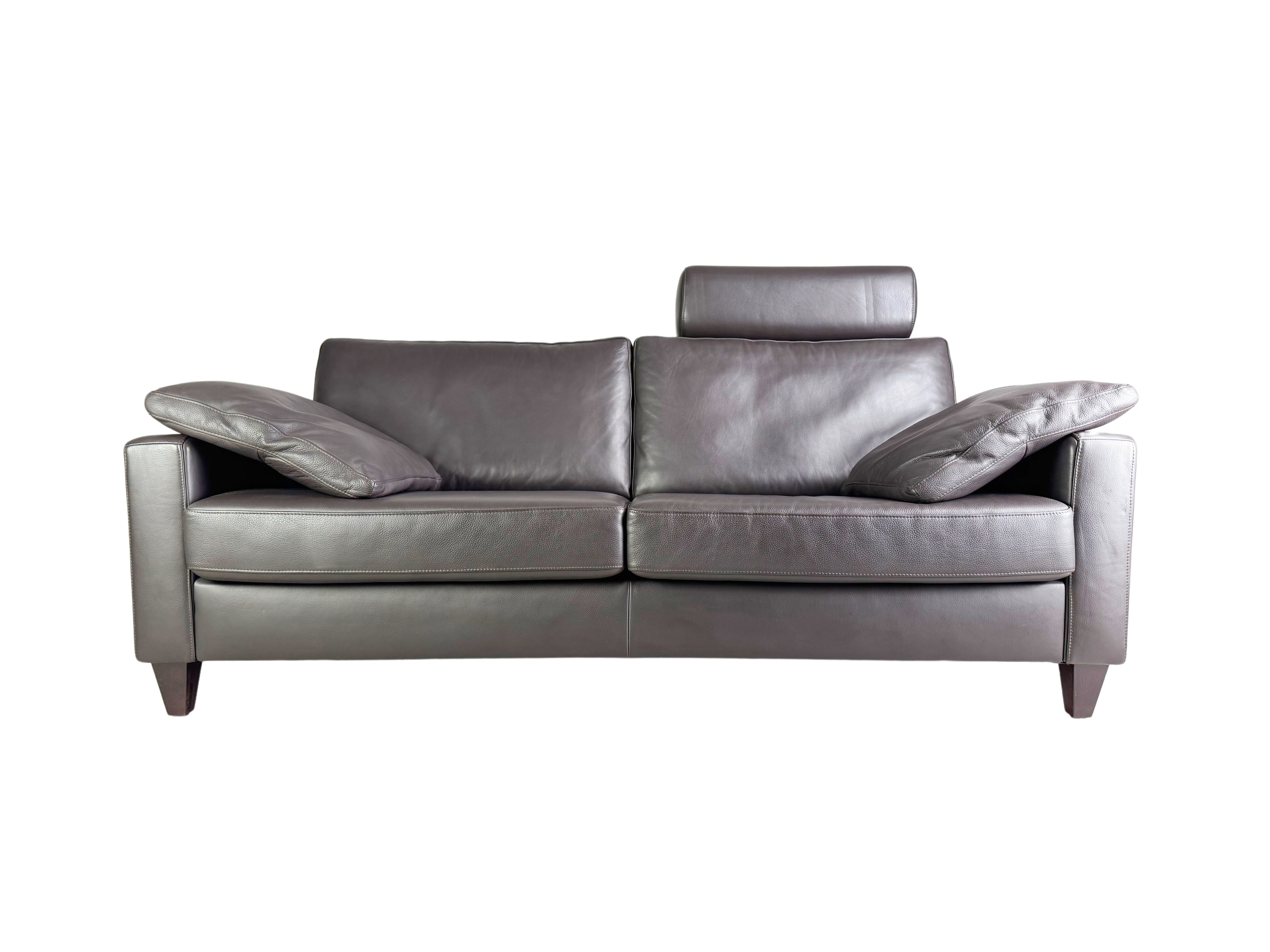 2-Sitzer Ewald Schillig Sofa Leder Couch Concept Plus Design