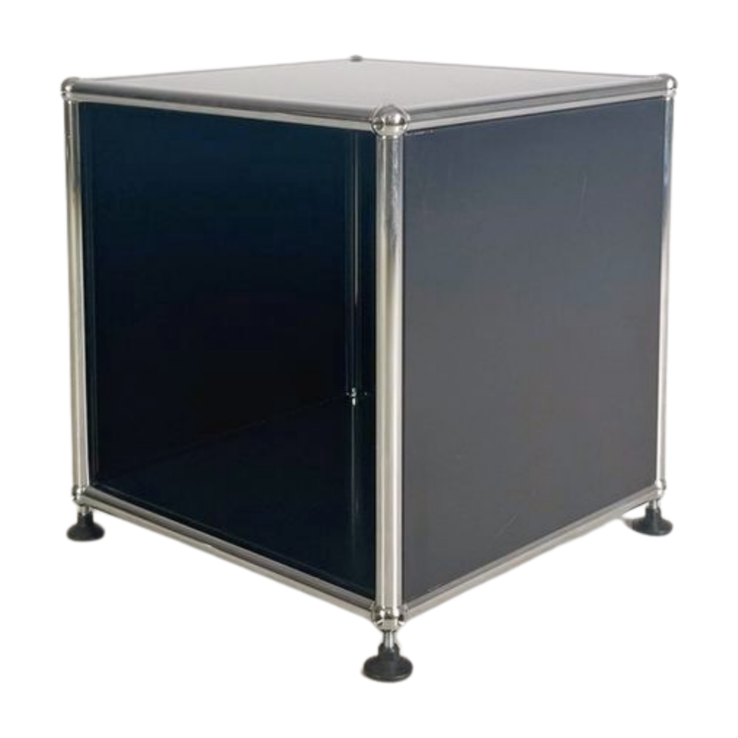 Original USM Haller Couchtisch Nachttisch Beistelltisch stahlblau