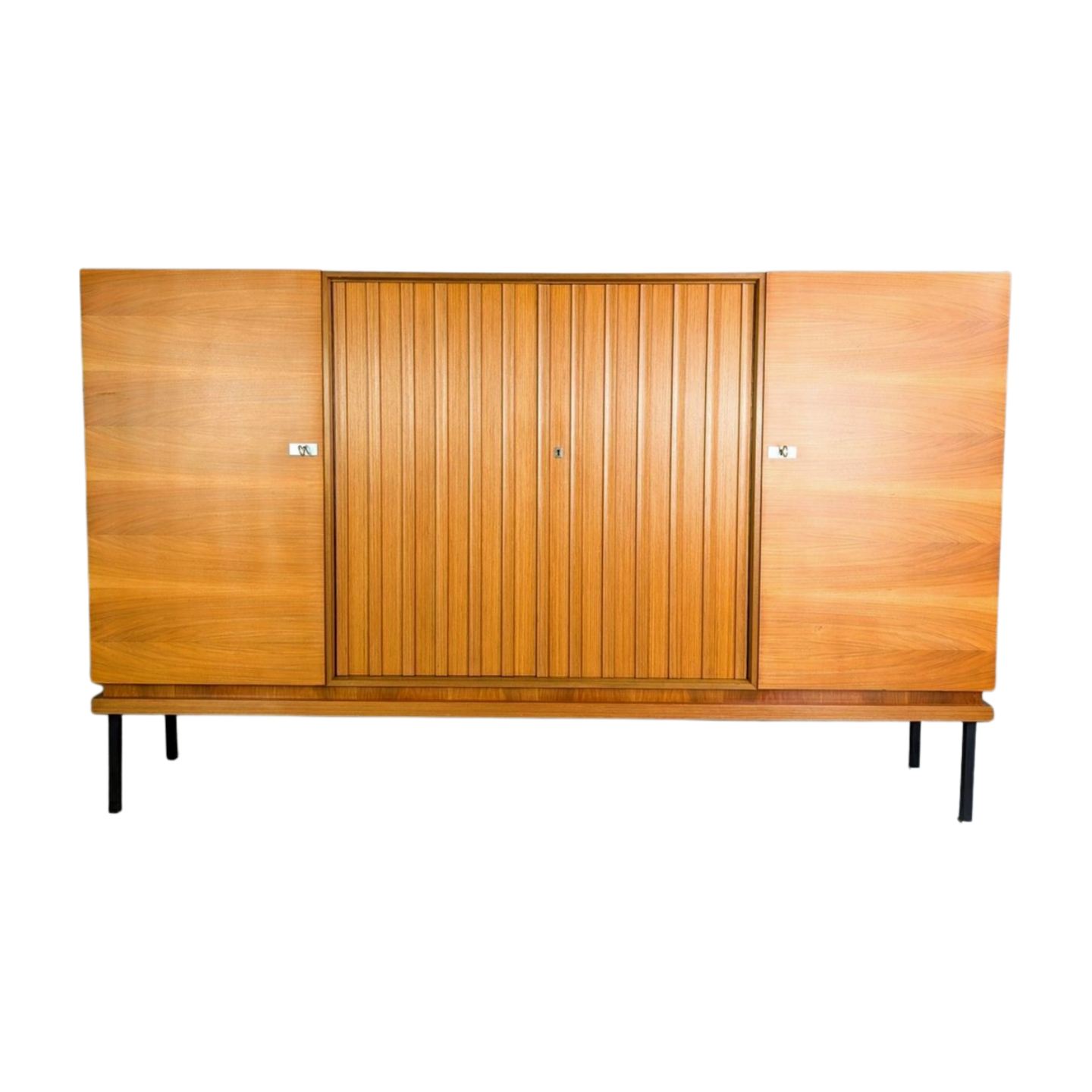 Original Midcentury Highboard Famöla Möbel Fama Nussbaum