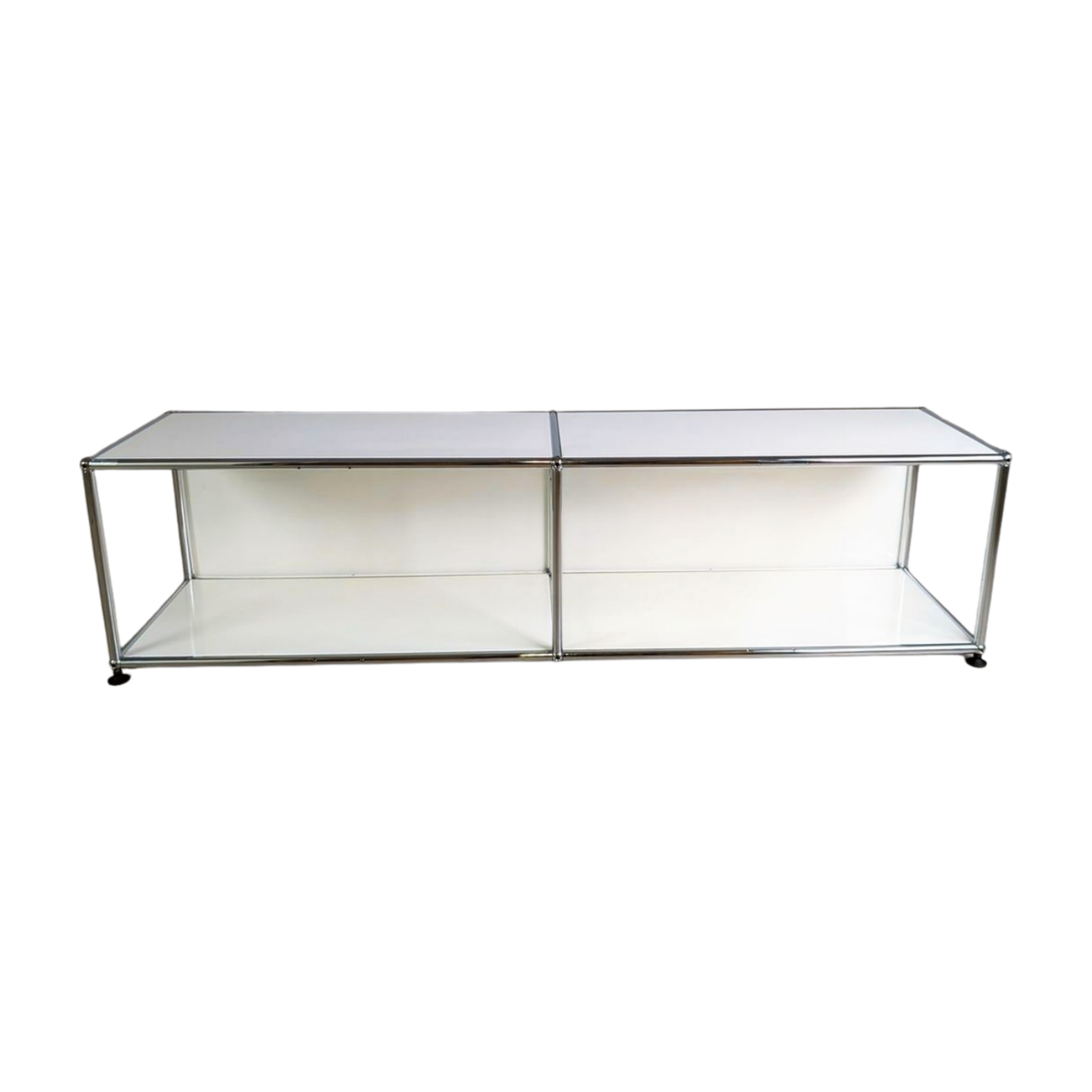 Original USM Haller Sideboard weiß 1x2 TV-Board Kommode Fritz