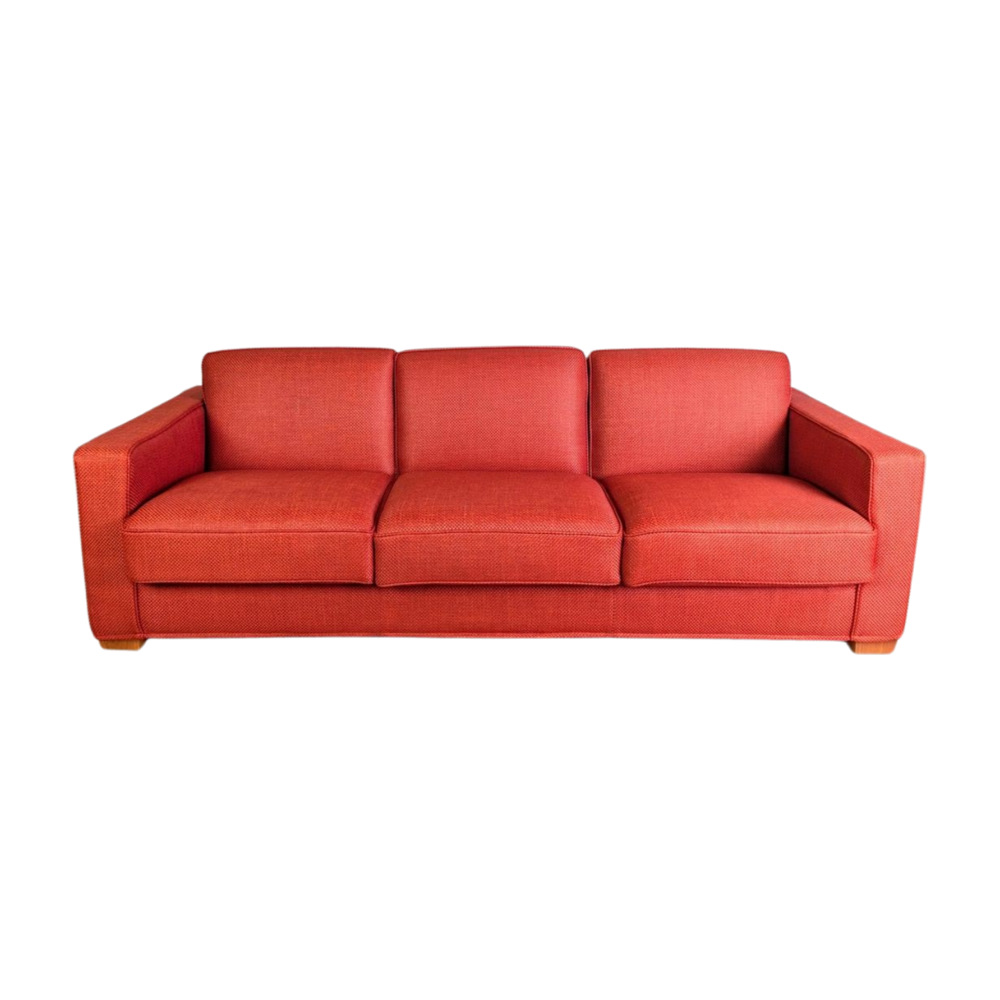 Original Flexform Italia Sofa Bob Couch Centro Studi 1997 rot