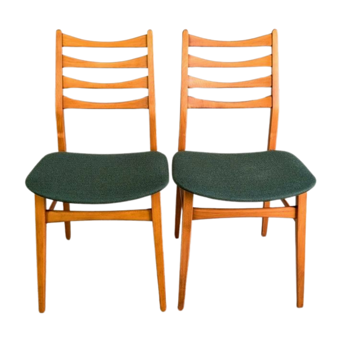 2er Set Midcentury Stuhl Vintage Buche 1960 Design Esszimmerstuhl