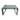 Original Design Couchtisch Draenert klassik Glas Chrom modern
