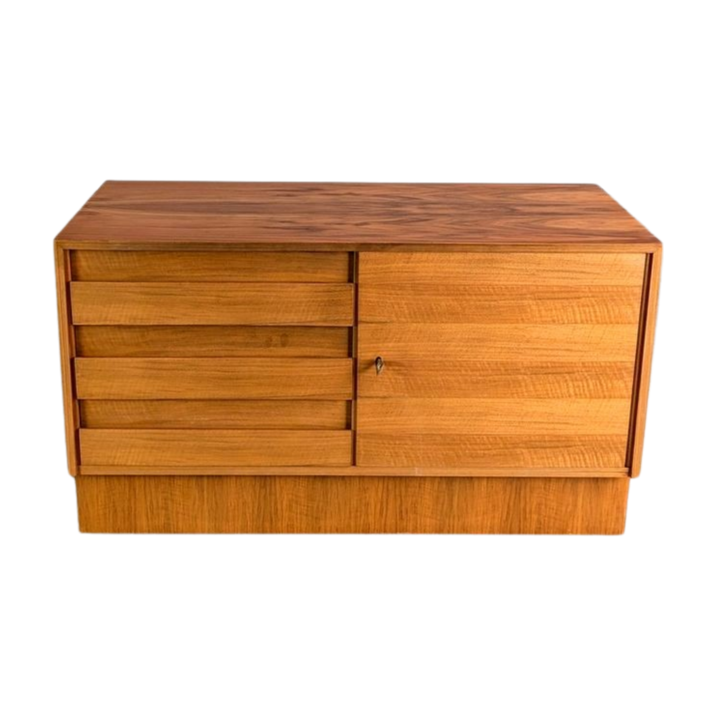 Midcentury Sideboard Vintage Anrichte Nussbaum Kommode 1970