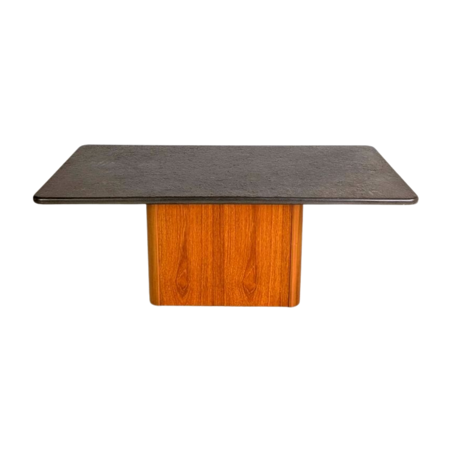 Midcentury Couchtisch Schiefer coffee table teak Vintage 1960