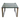 Design Couchtisch Draenert klassik klein Glas Chrom modern