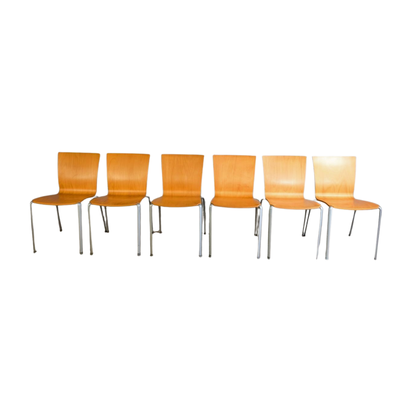 6er Set Original Vitra Taino Stuhl Stapelstuhl Konferenz Mwst