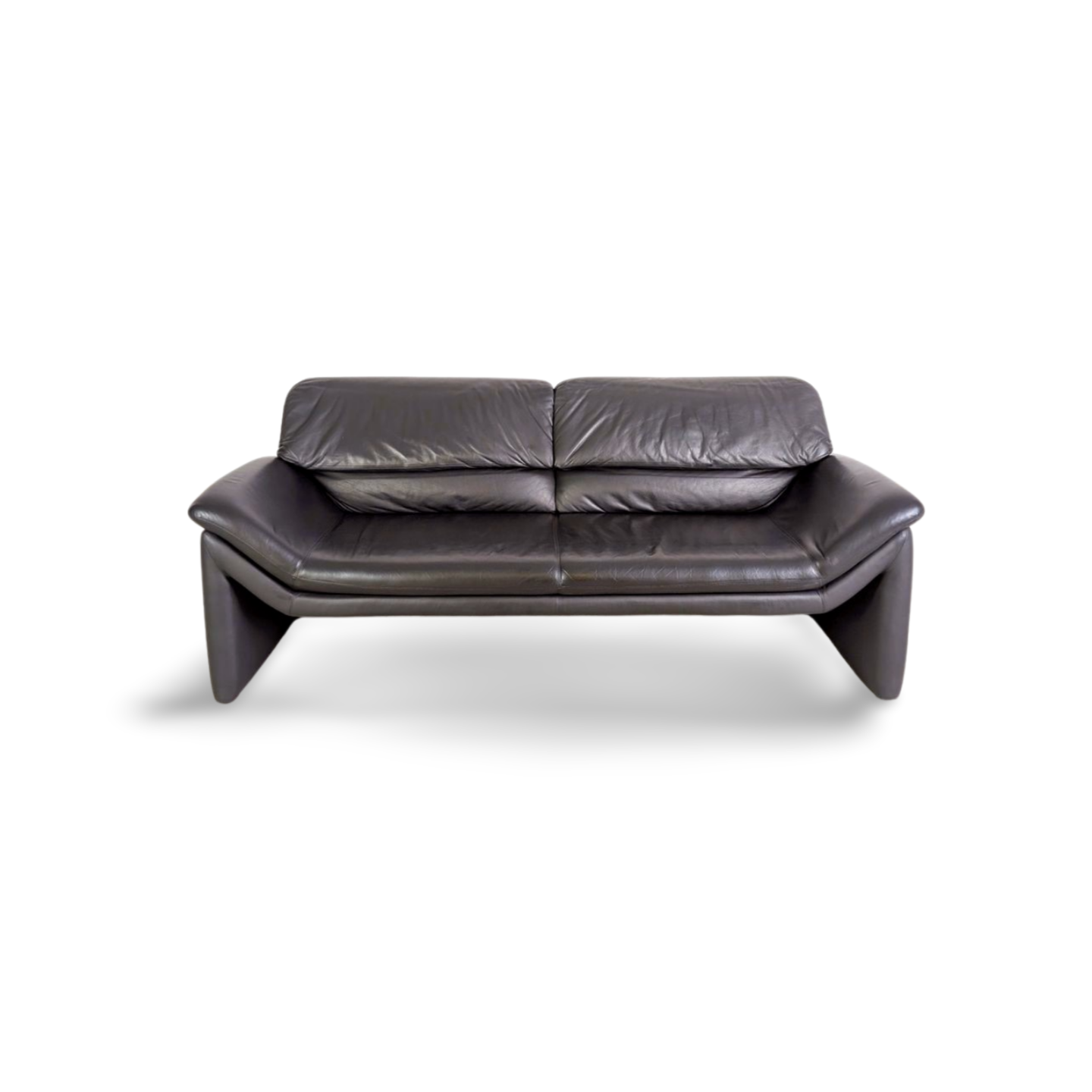 Original Hans Kaufeld Sofa Design Couch De Sede Leder schwarz