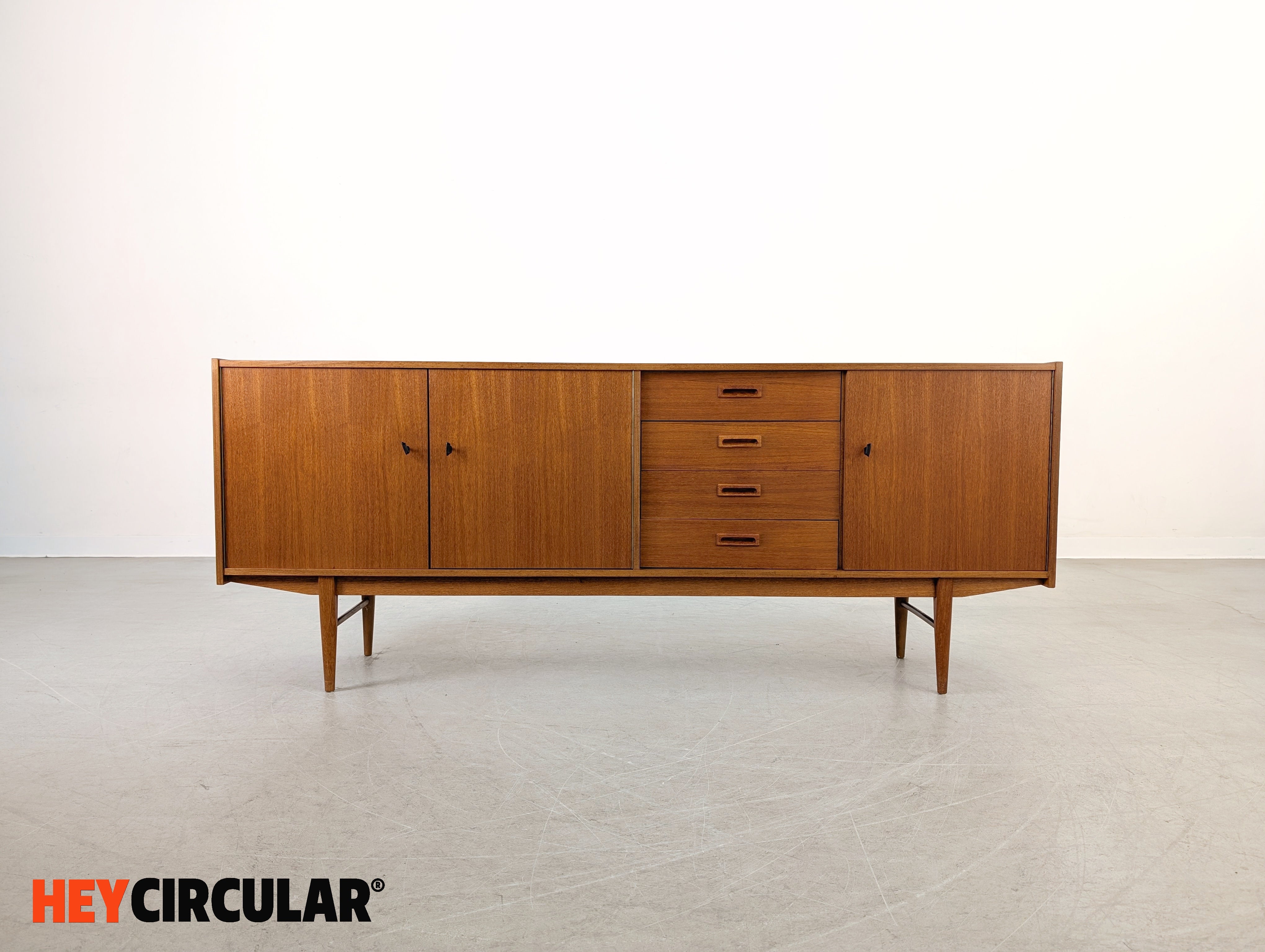 Original Midcentury Sideboard Teak danish Design Vintage Kommode – HEY ...